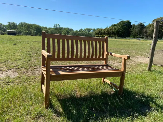 Banc en teck Dordogne 120 cm – photo 2