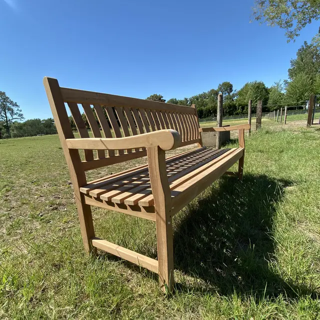 Banc en teck Dordogne 180 cm – photo 3