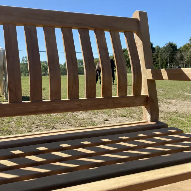 Banc en teck Dordogne 180 cm – photo 4