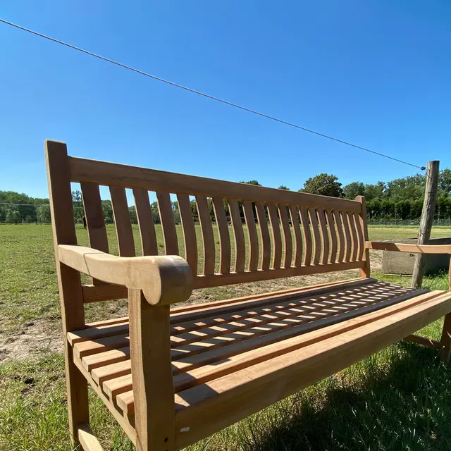 Banc en teck Dordogne 180 cm – photo 5