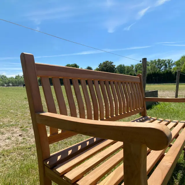 Banc en teck Dordogne 180 cm – photo 6