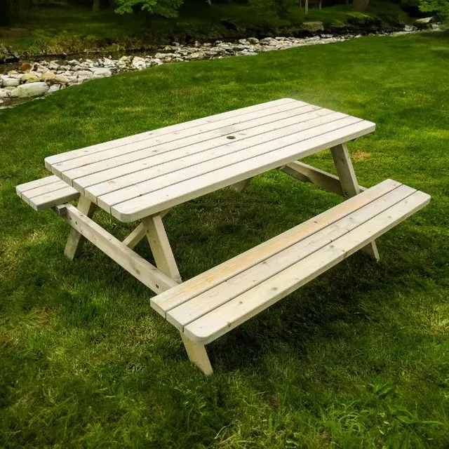 Lot de 6 tables de pique-nique ROYAL KING® 200 cm – photo 5